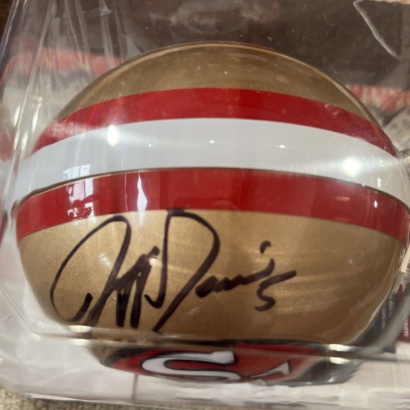 NFL autographed mini helmet 49ers Jeff Garcia jsa certified - Picture 2 of 9